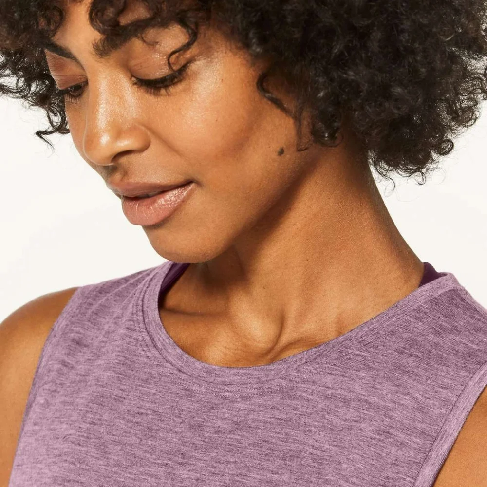 Lululemon Box It Out Tank Heathered Oxblood - Picture 5 of 8